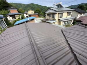 松本市にて屋根塗装　完工