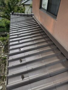 松本市にて屋根塗装　完工