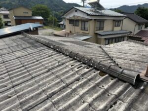 松本市にて屋根塗装　施工前
