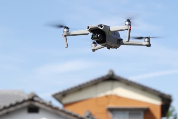 ドローンによる高所調査