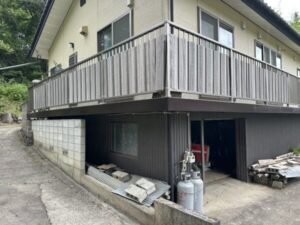 松本市にて鉄骨塗装　完工